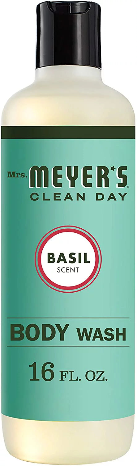 16 Fl OZ Bottle Basil Scented Body Wash, 6 Bottles U22946