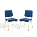Velvet Dining Chair Set of 2 C64769