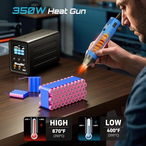 10080W Spot Welder and Heat Gun Kit with 3000F Capacitors Z8770