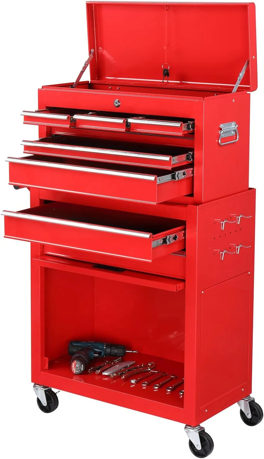 8 Drawer Rolling Tool Chest with Lock O732446