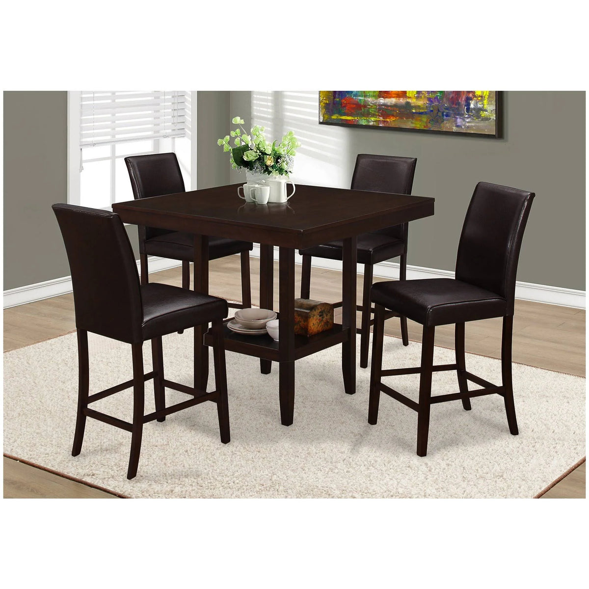 Cappuccino Counter Height Dining Table B3250