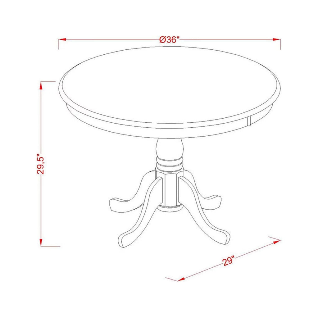 5 Piece Wood Dining Set V12349