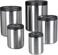 5 Piece Steel Canister Set R678903