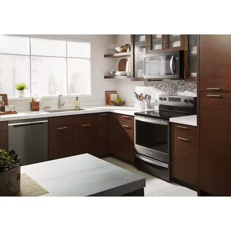 Black Stainless Electric Range L665899