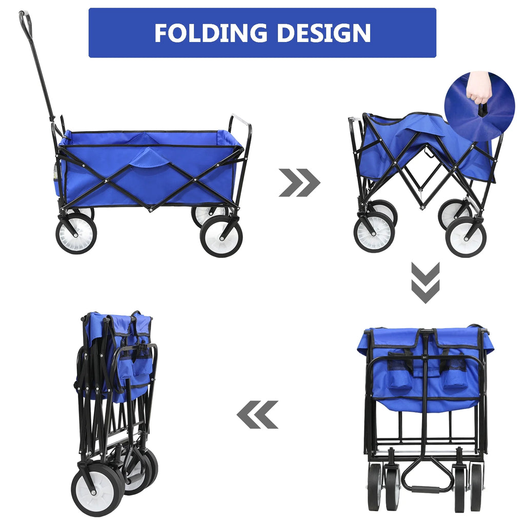 Collapsible Utility Wagon Cart D12546