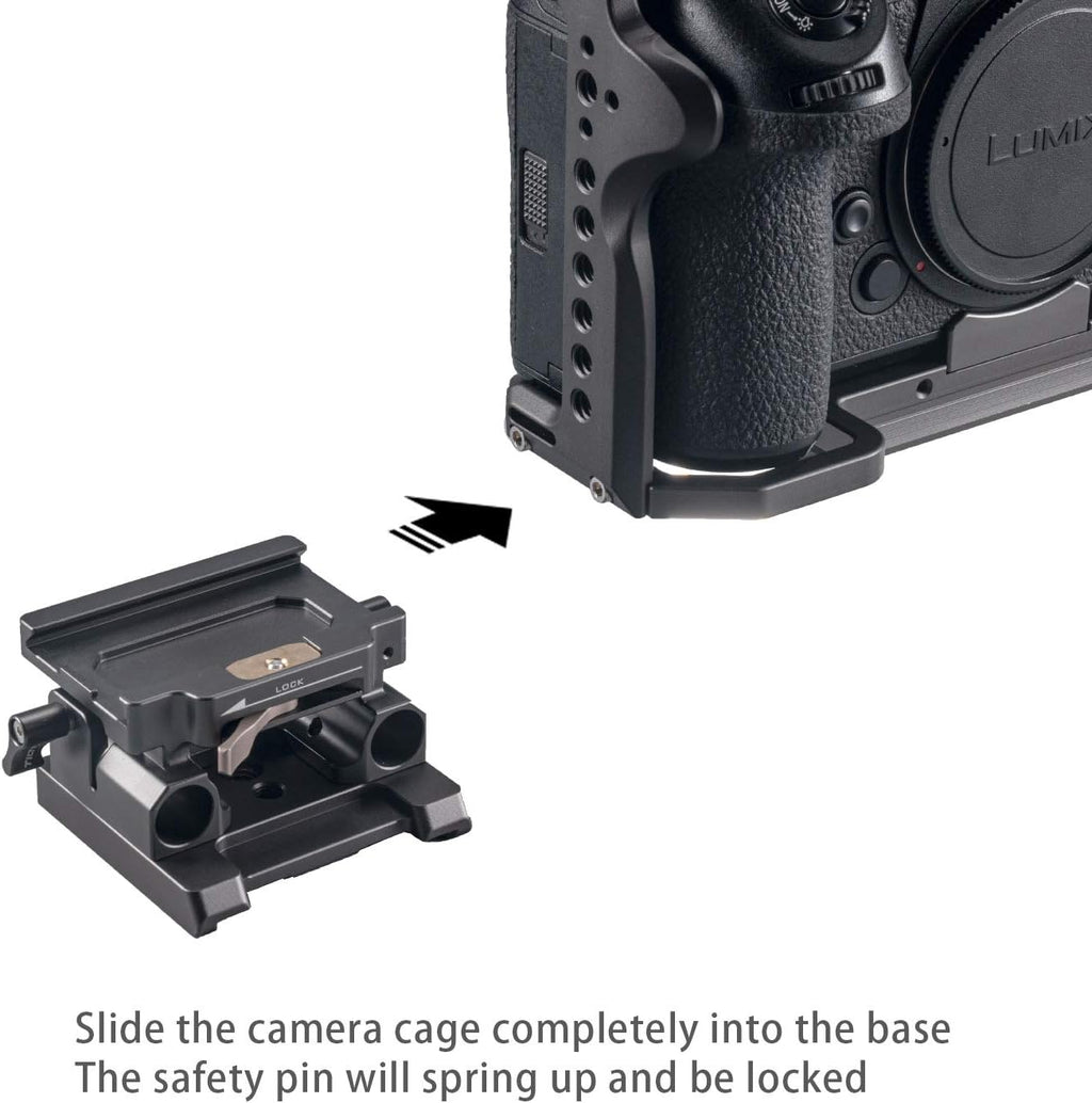 15mm LWS Baseplate for BMPCC 4K Cage N417
