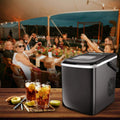 Portable Ice Maker 9 Cubes 26lbs 2 Ice Cube Sizes S700793