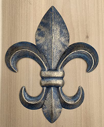 10" Metal Fleur De Lis Wall Plaque (Black) B49329
