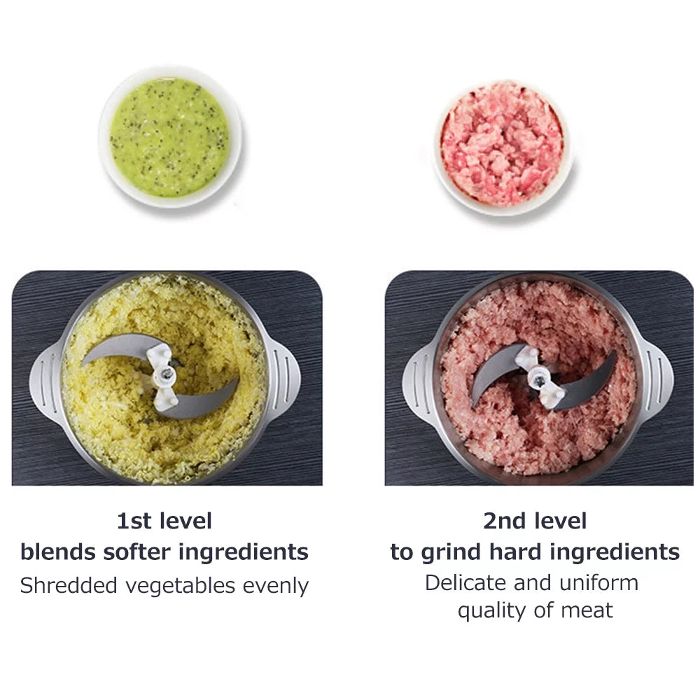 3L Stainless Steel Electric Meat Grinder L4165