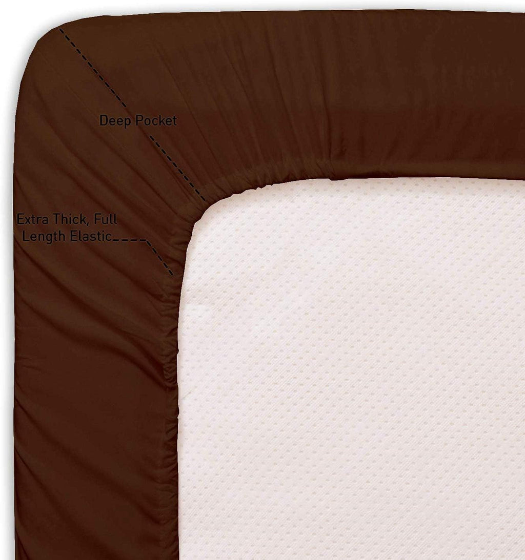 100% Egyptian Cotton 500 TC White RV King Sheets F21191
