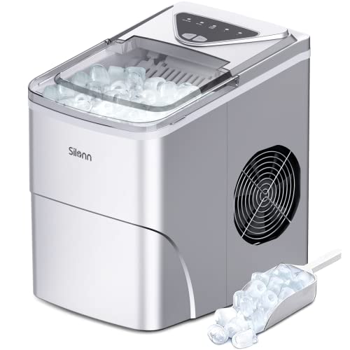 Countertop Ice Maker with Ice Scoop and Basket Z987