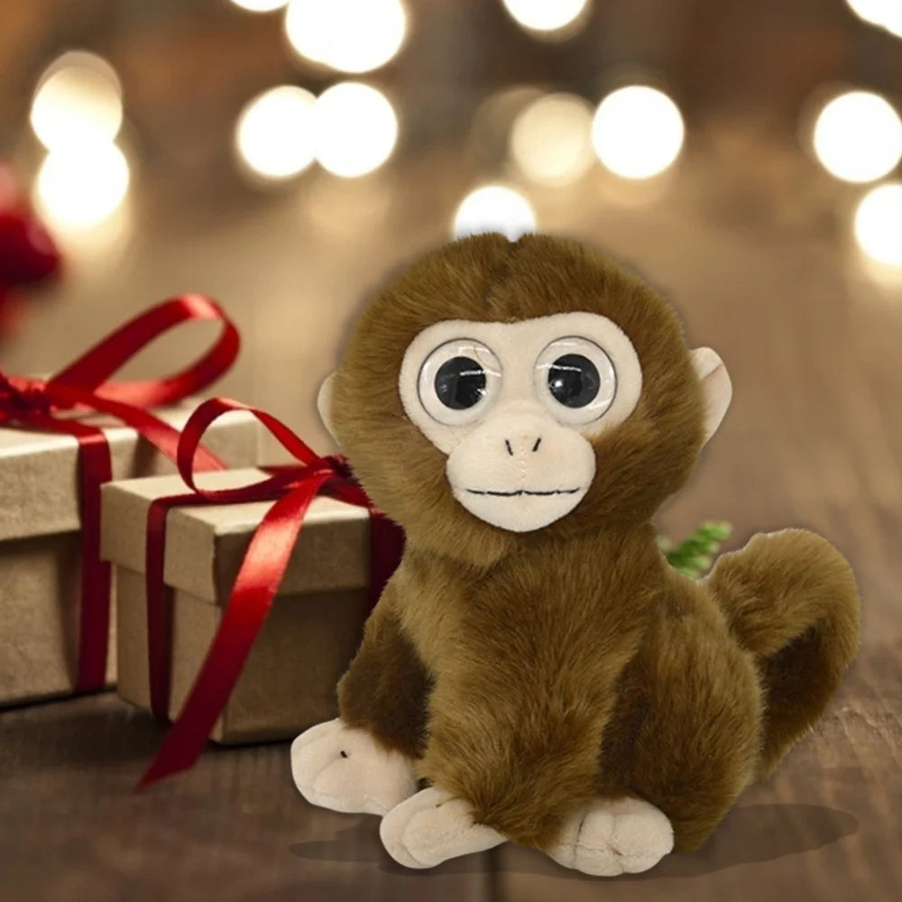 Curly Tails Plush Monkey Stuffed Animal, 8 in Q581423