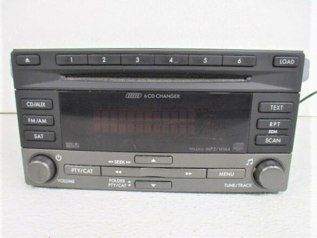 2009-2013 Subaru Forester MP3 6 CD Audio Satellite Radio Receiver OEM C36625