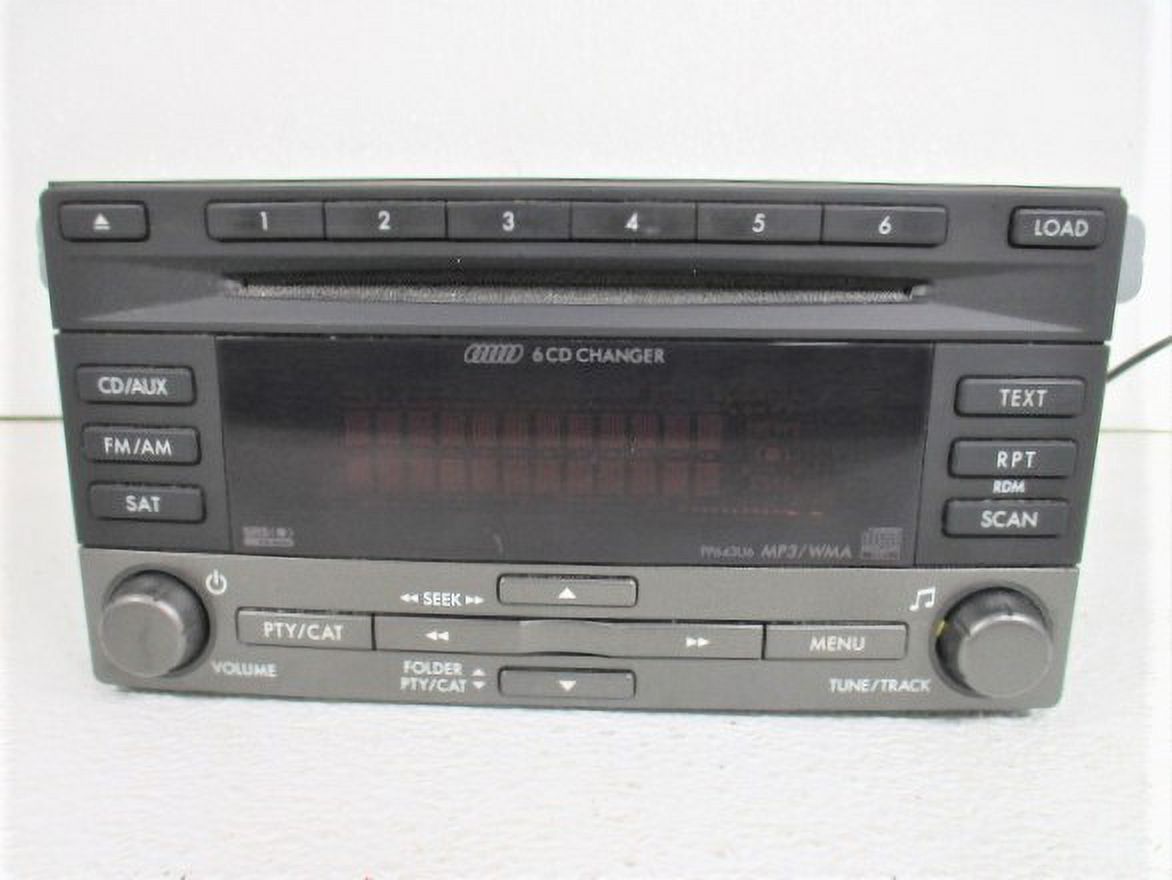 2009-2013 Subaru Forester MP3 6 CD Audio Satellite Radio Receiver OEM C36625