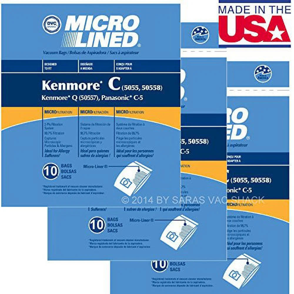 Compatible with Kenmore Vacuum Cleaner Bags W49680