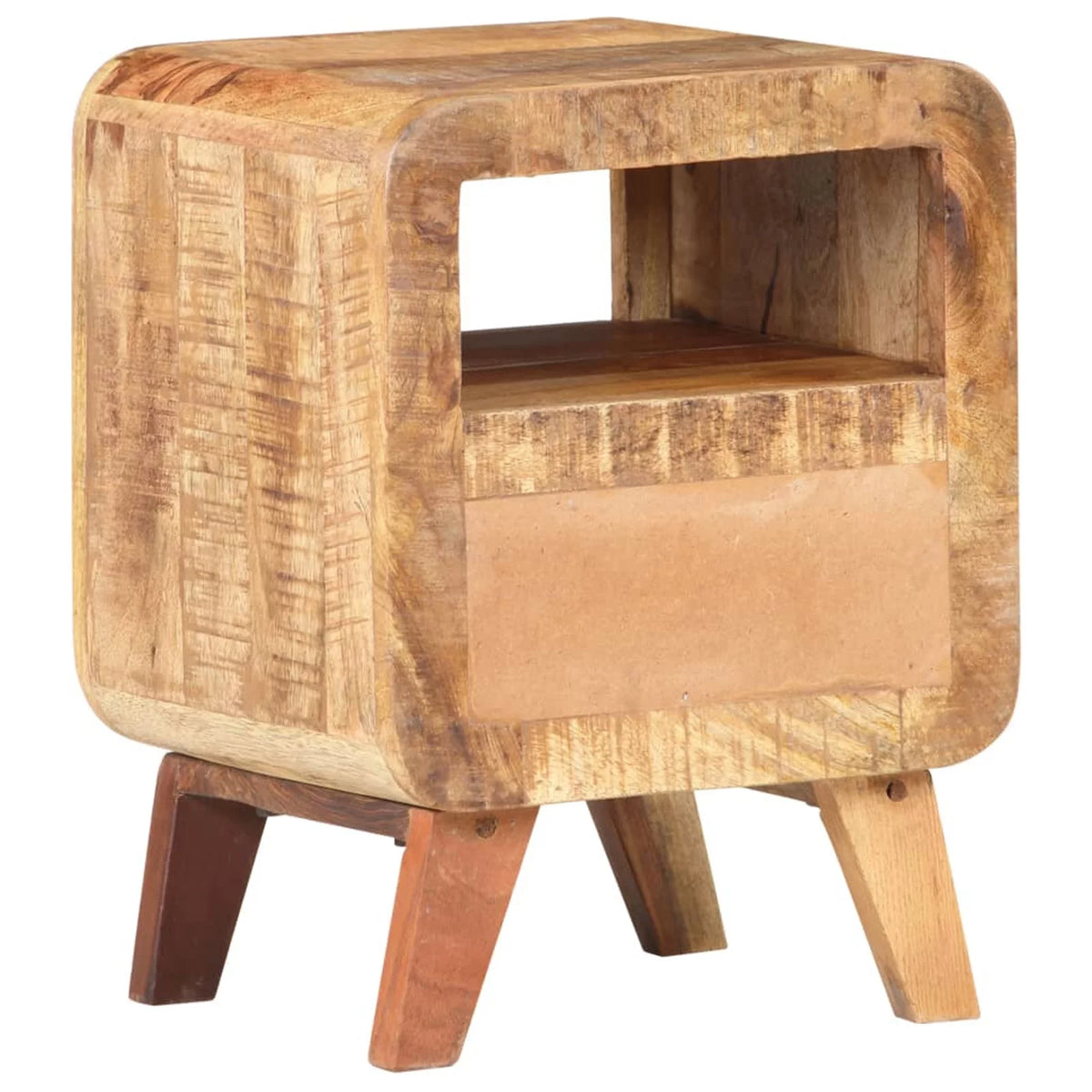Rough Mango Wood Bedside Cabinet H839406