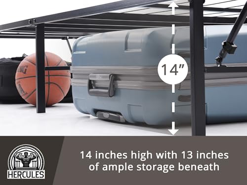 Folding Metal Bed Frame, 14 Inch Full C3685