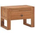 Teak Wood Bedside Cabinet with Storage Drawer P900