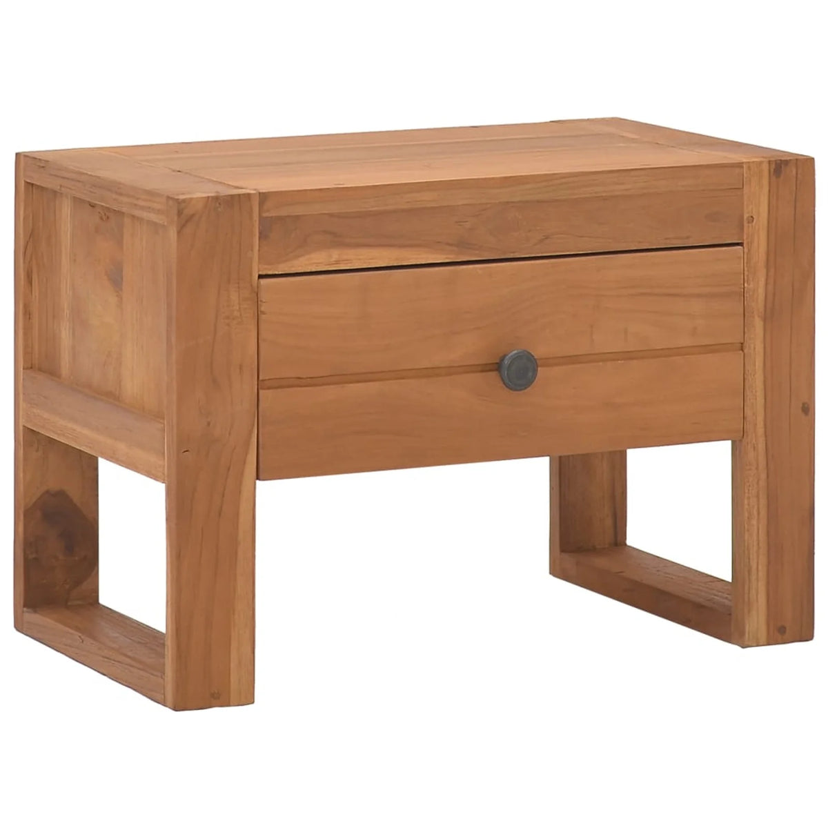 Teak Wood Bedside Cabinet with Storage Drawer P900