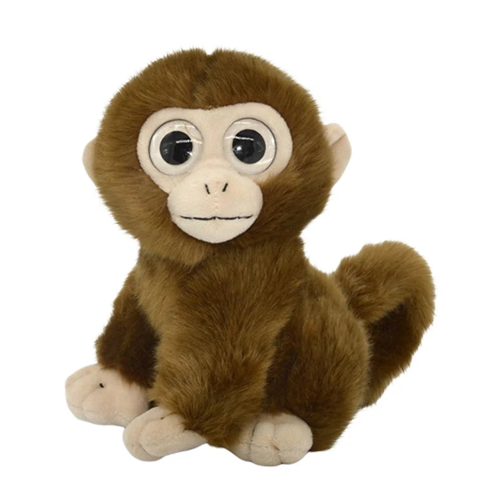 Curly Tails Plush Monkey Stuffed Animal, 8 in Q581423