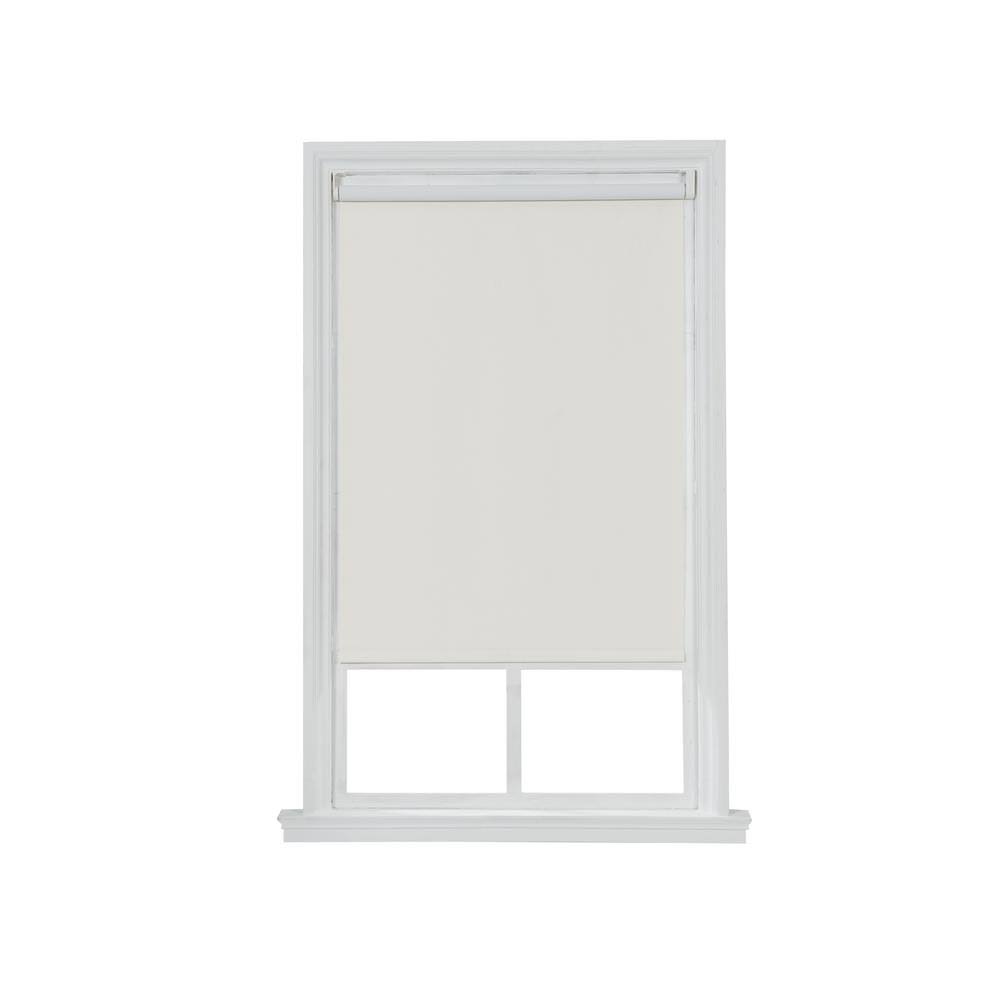 Cordless Push-Up HDPE Roller Shade Stone 72x22 W 66x22 L M511