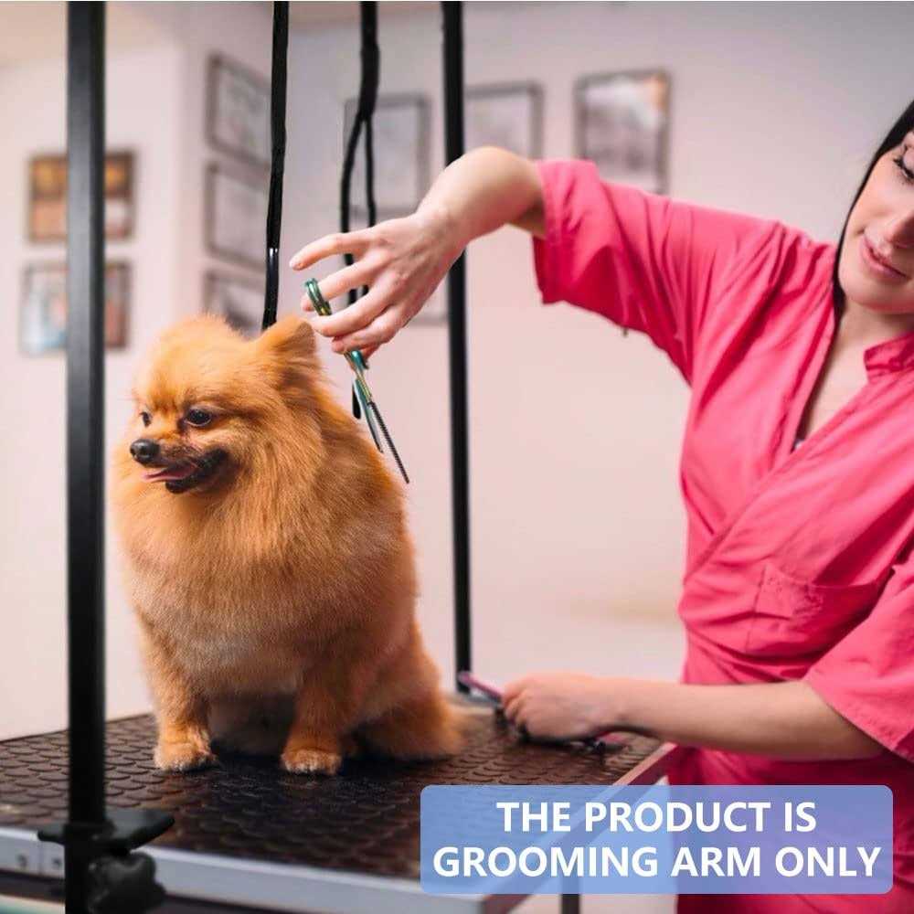 Dog Grooming Table Arm with 3 Noose and Clamp D2665