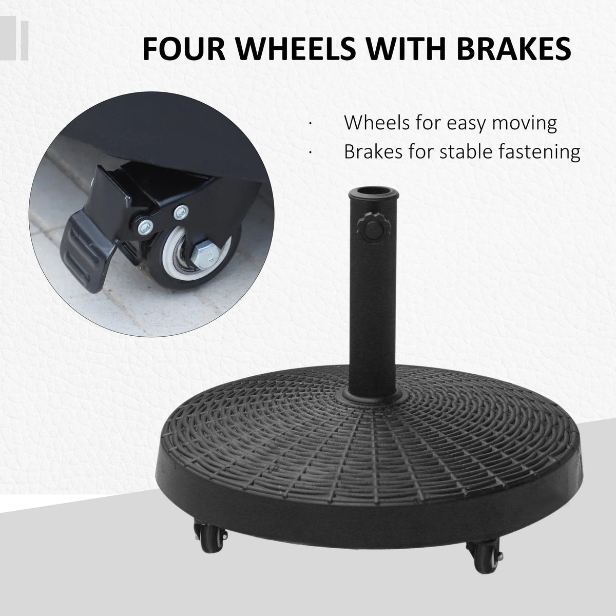 Black Umbrella Base E3002