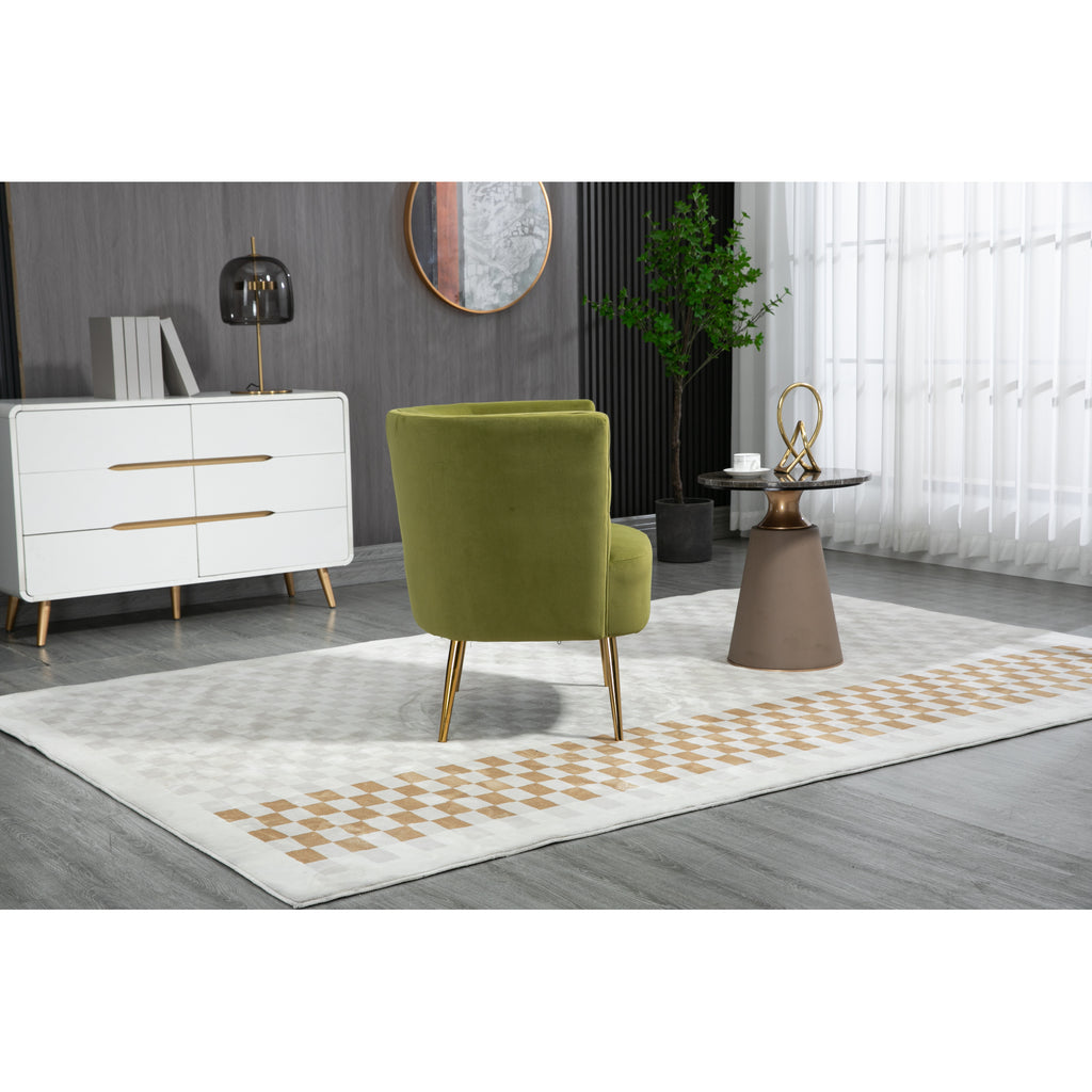 Accent Chair with Golden feet S9485