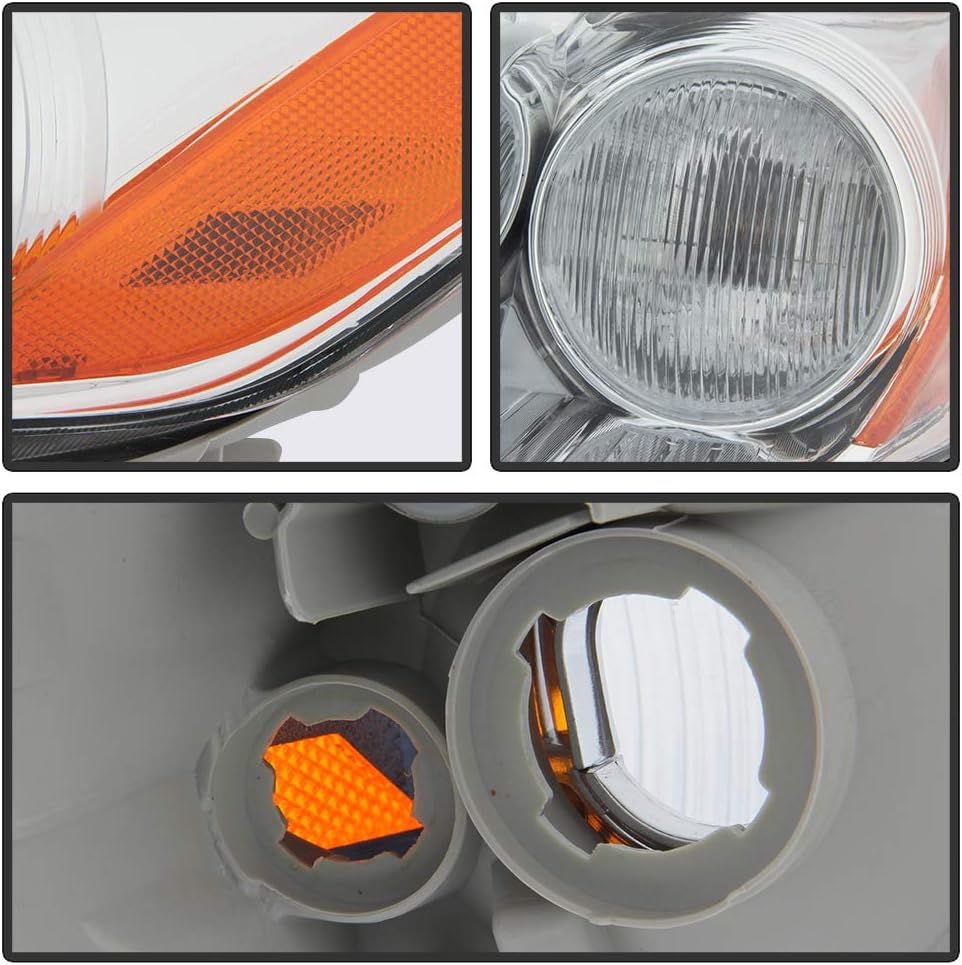Chrome Bezel Left Projector Headlight Housing Headlamp Assembly For 2007-2009 Toyota Camry K2320