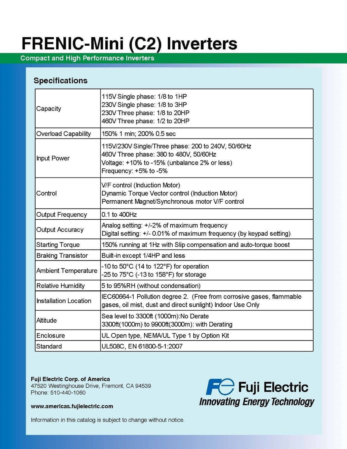 Variable Frequency Drive, 3 Hp, 200-230v D76253