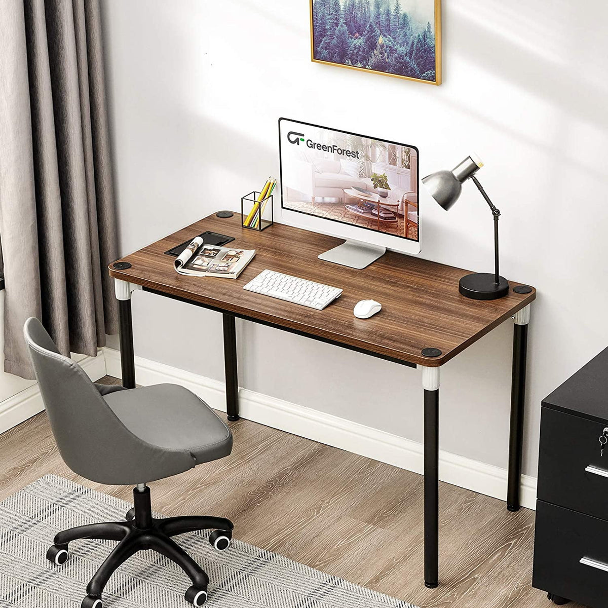 Walnut 47" Computer Desk M54344