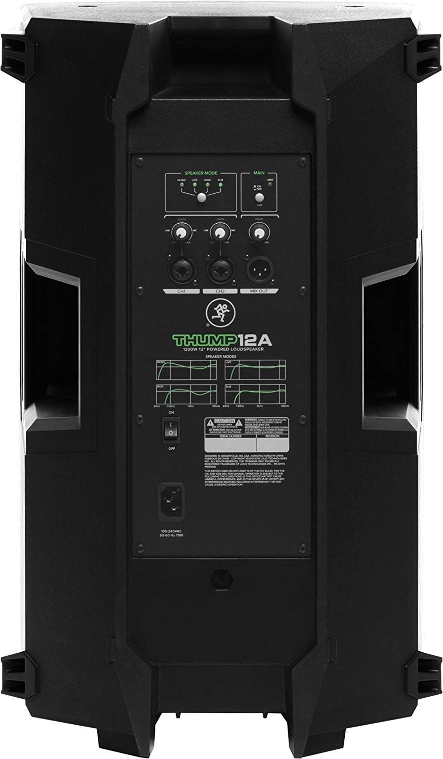 1300W 12 Powered Loudspeakers Bundle with Steel Speaker Stand and XLR-XLR Cable Q5012