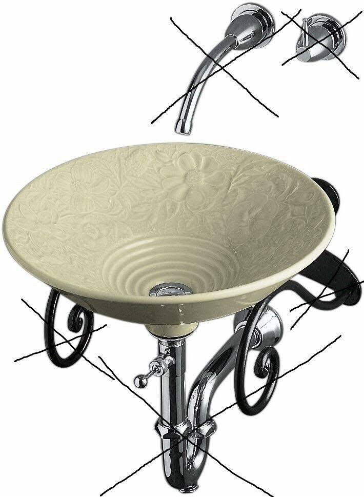 Conical Bell Vessel Bathroom Sink I9861