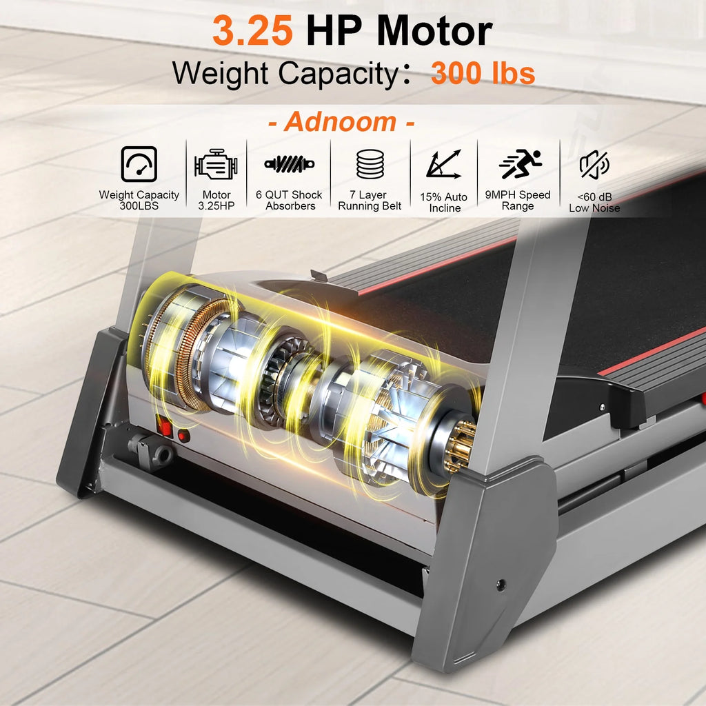 3HP Incline Treadmill with 15 Level Auto Incline H403637