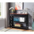 39.5" Console Table Cherry/Black I7772