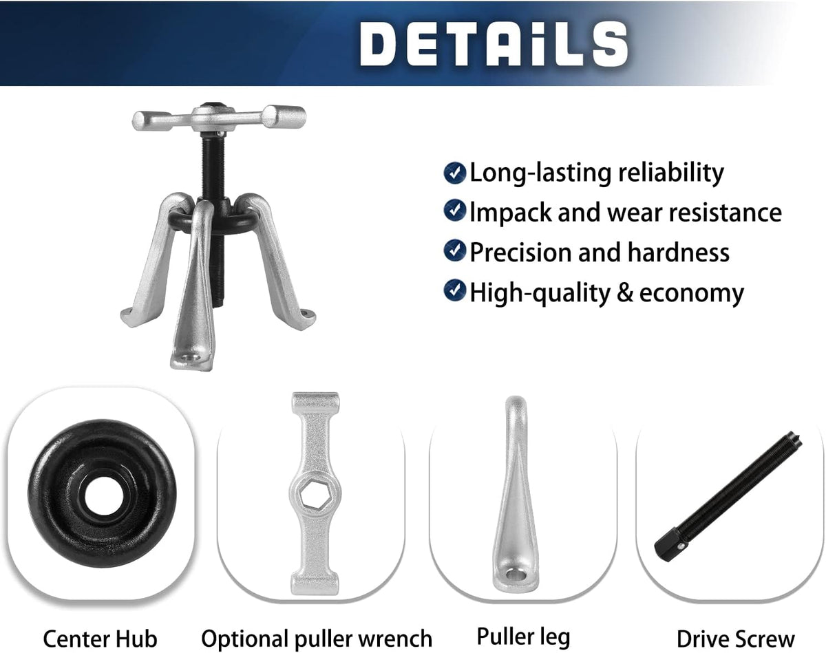 Universal Hub Puller Wheel Hub Removal Tool T307