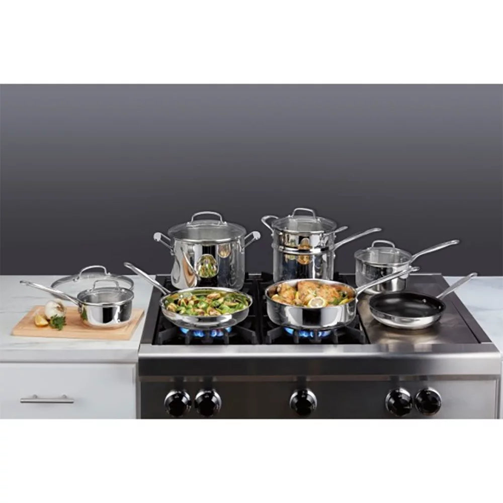 13-Piece Stainless Steel Cookware Set I498