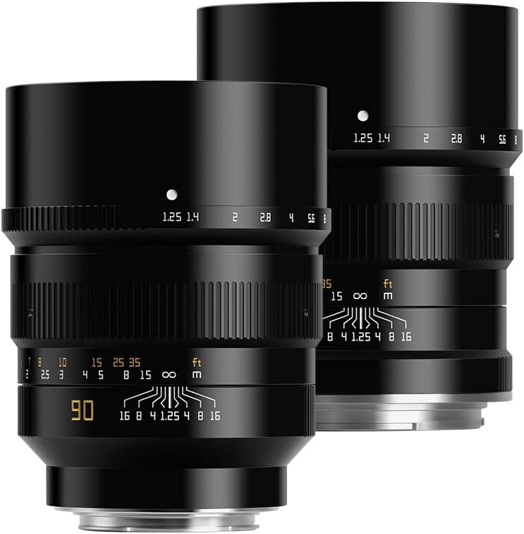 90mm f1.25 Mirrorless Camera Lens (GFX Mount, Black) M708917