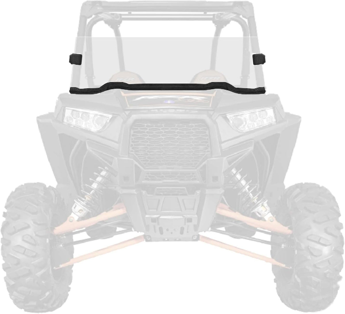 UTV Front Half Windshield Scratch Resistant Heavy Duty Windscreen Pack of 2 S2386