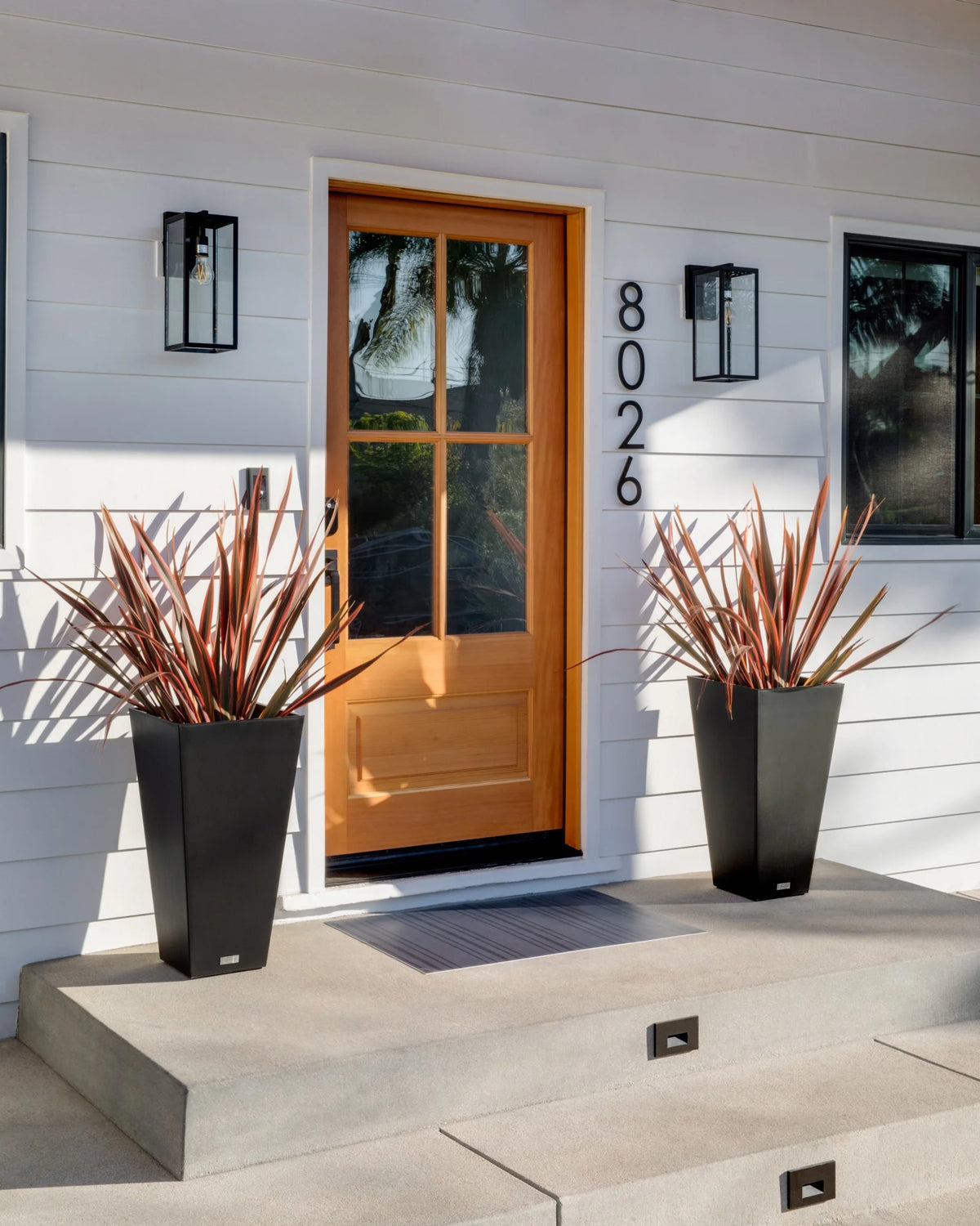 Black Plastic Planter 2-Pack Y910156