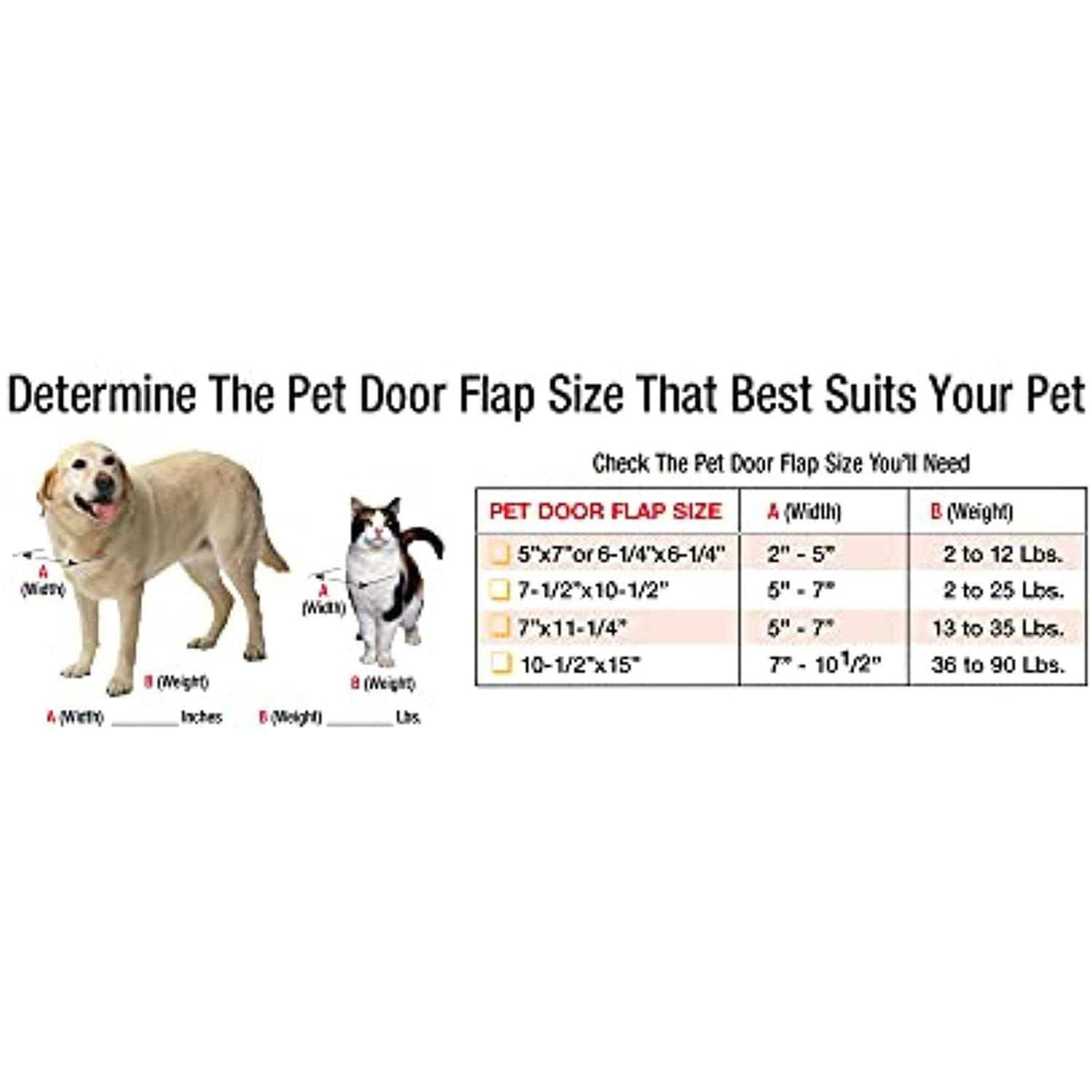 Aluminum Sash Pet Door M490703