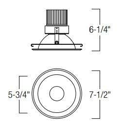 6-in Lighting Reflector N6545