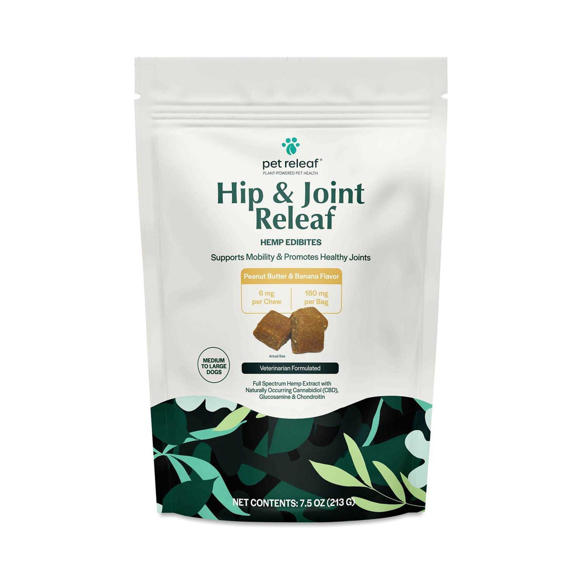 Peanut Butter & Banana Hip & Joint Dog Treats K88898