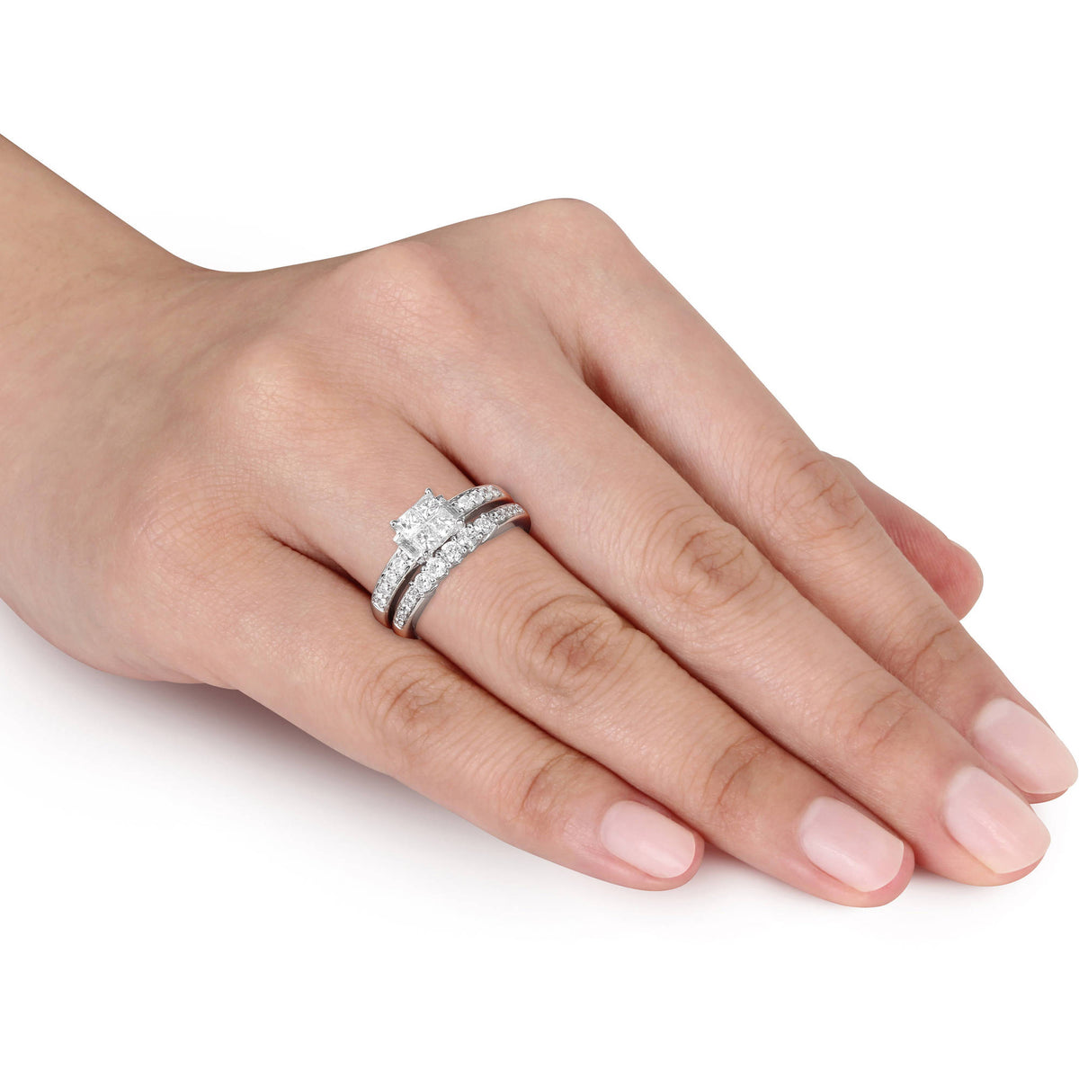 14kt Rose Gold Diamond Bridal Set Q20707