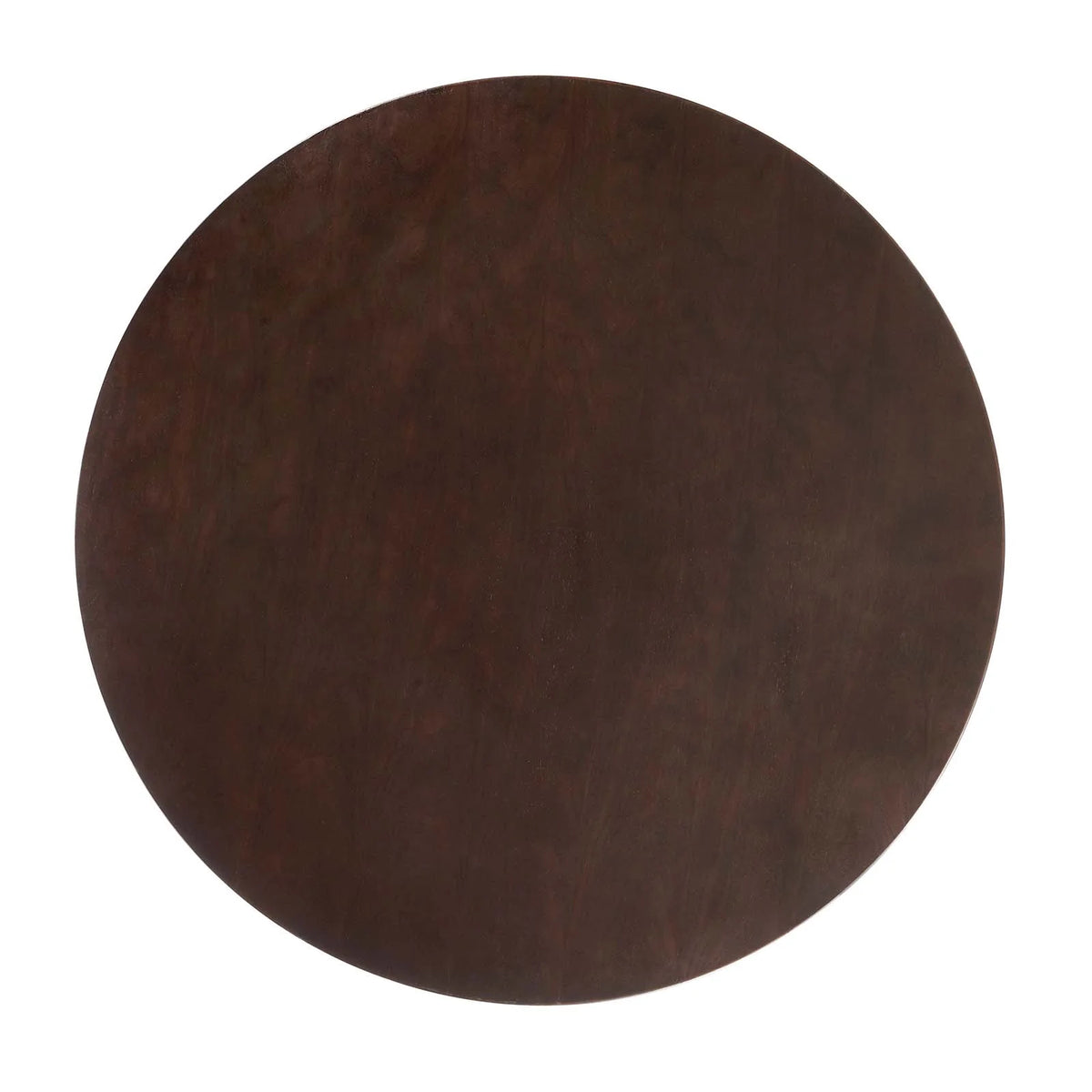 60" Round Wood Metal Dining Table O360