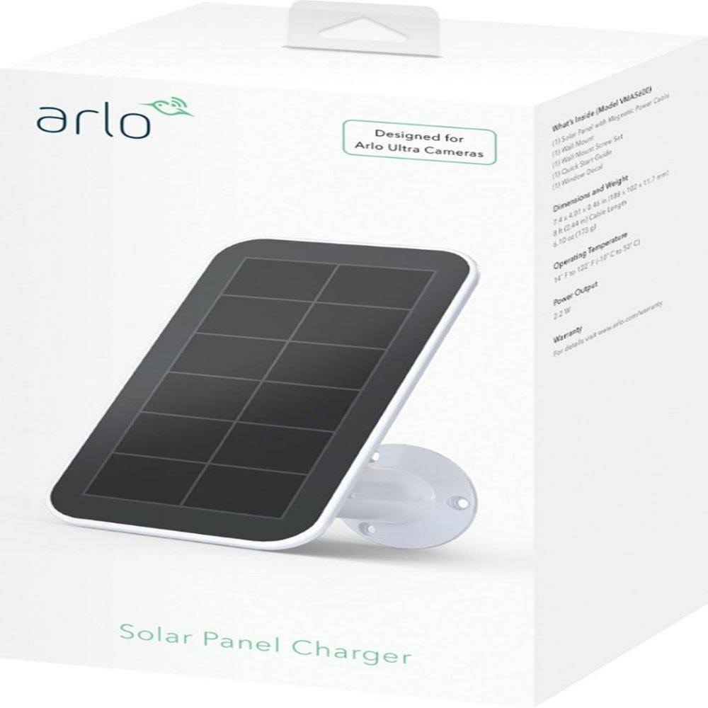 White/Black Solar Panel Charger O362528