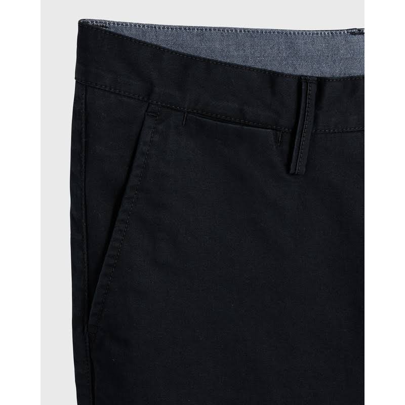 Slim Fit Twill Chinos, Black T41789