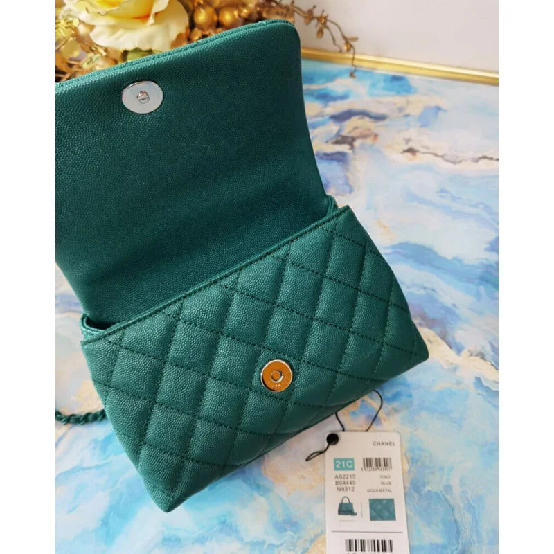 Mini Coco Handle Ultra Matte Grained Calfskin Bag K4841