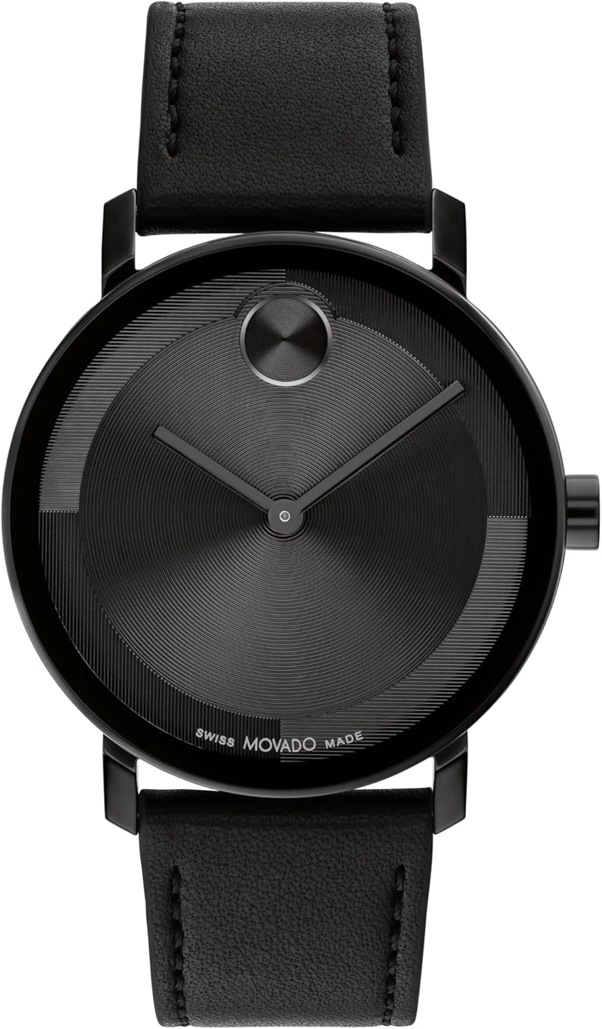 Swiss Quartz Watch with Nappa Leather Strap, 40mm P649