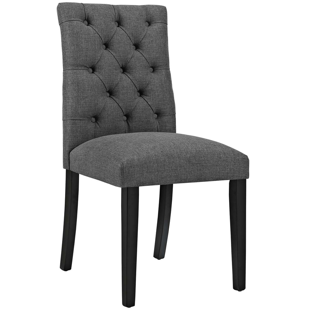 Gray Fabric Dining Chair Set of 4 H78348